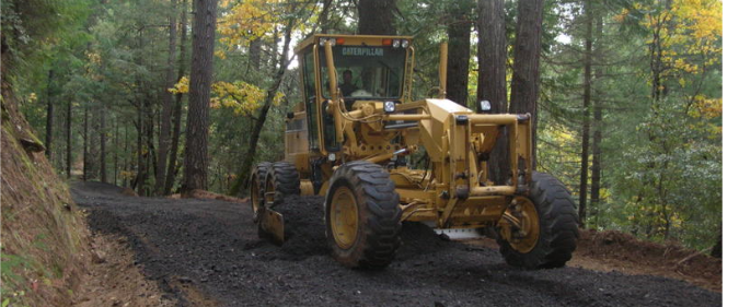 Cat 140H in action Cat 140H in action